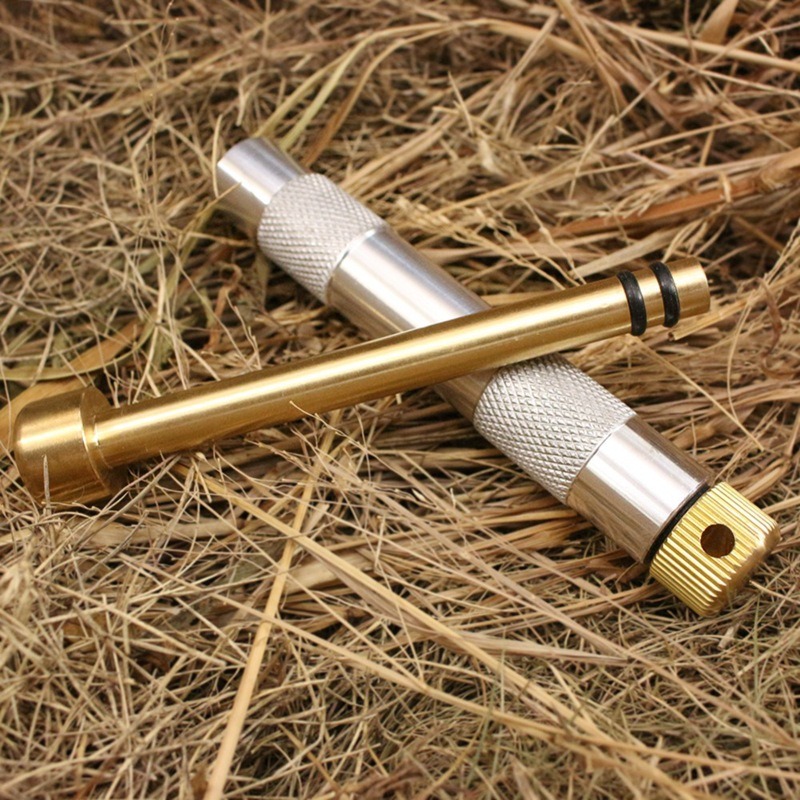Fire Piston Starter - Pemantik Api Piston Luar Ruangan Baru,