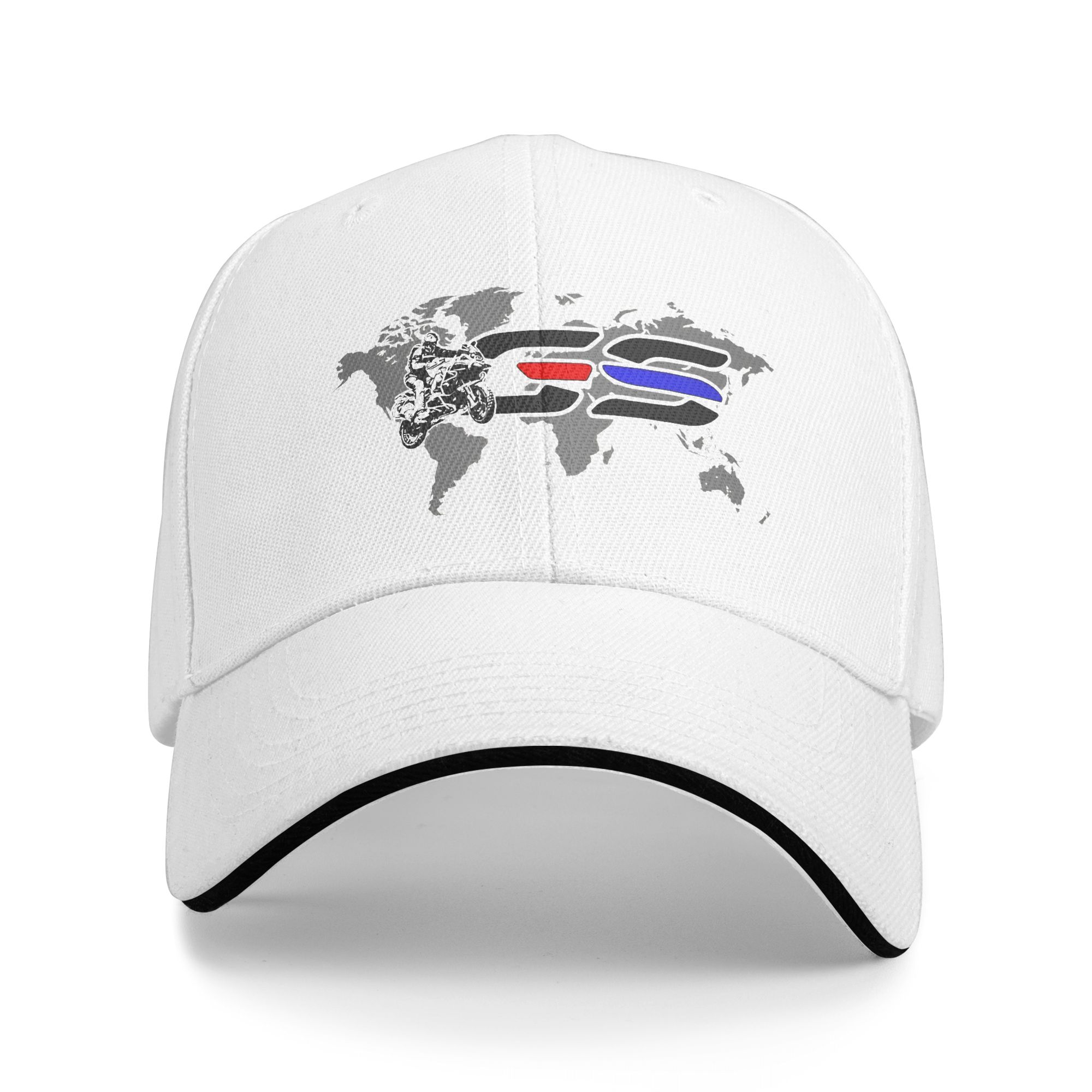 Outdoor Adventure Hat - Topi Bisbol Petualangan Peta Dunia Gs