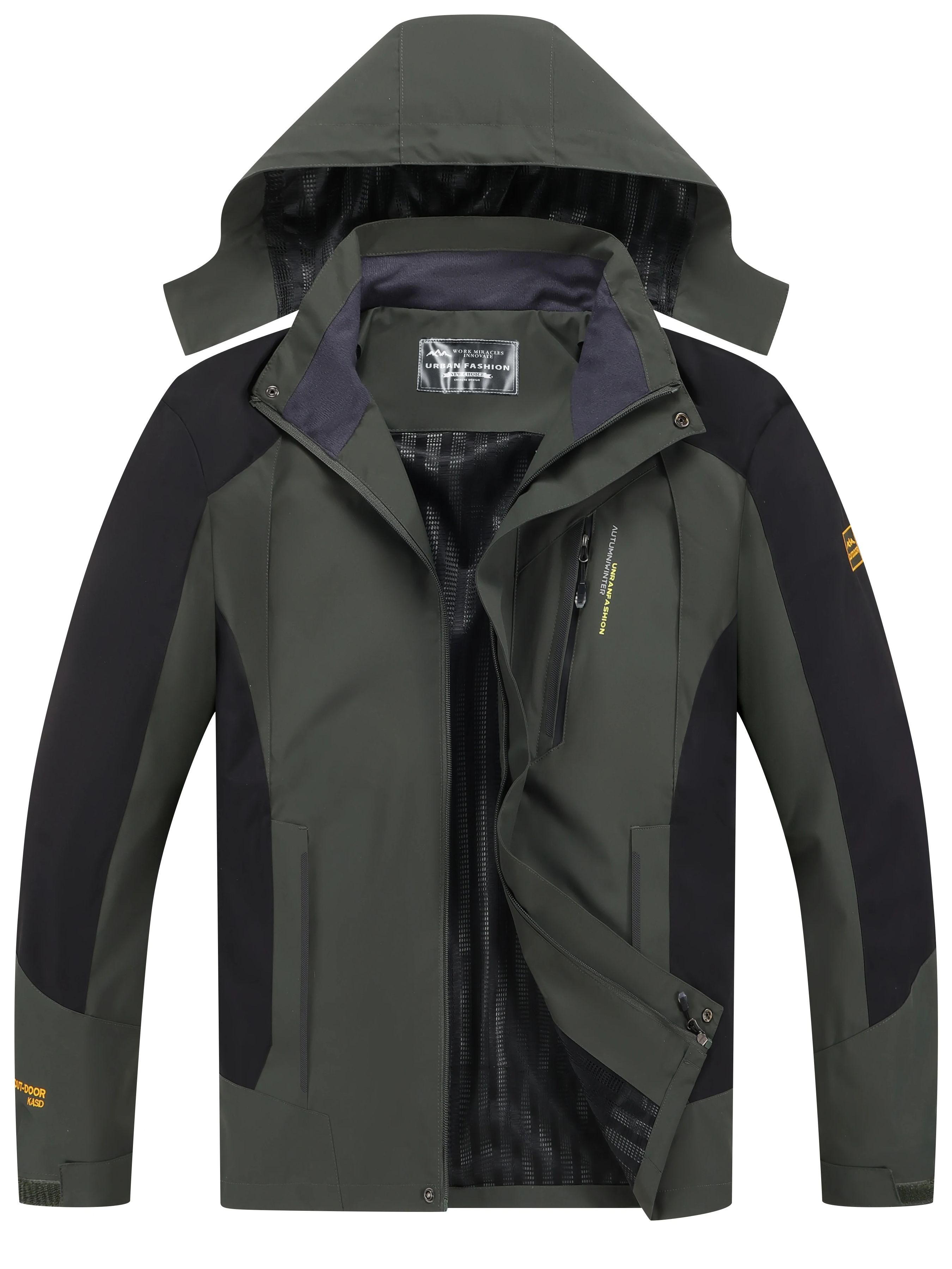 Outdoor Adventure Hat - Jaket Hiking Pria Anti Air Ukuran