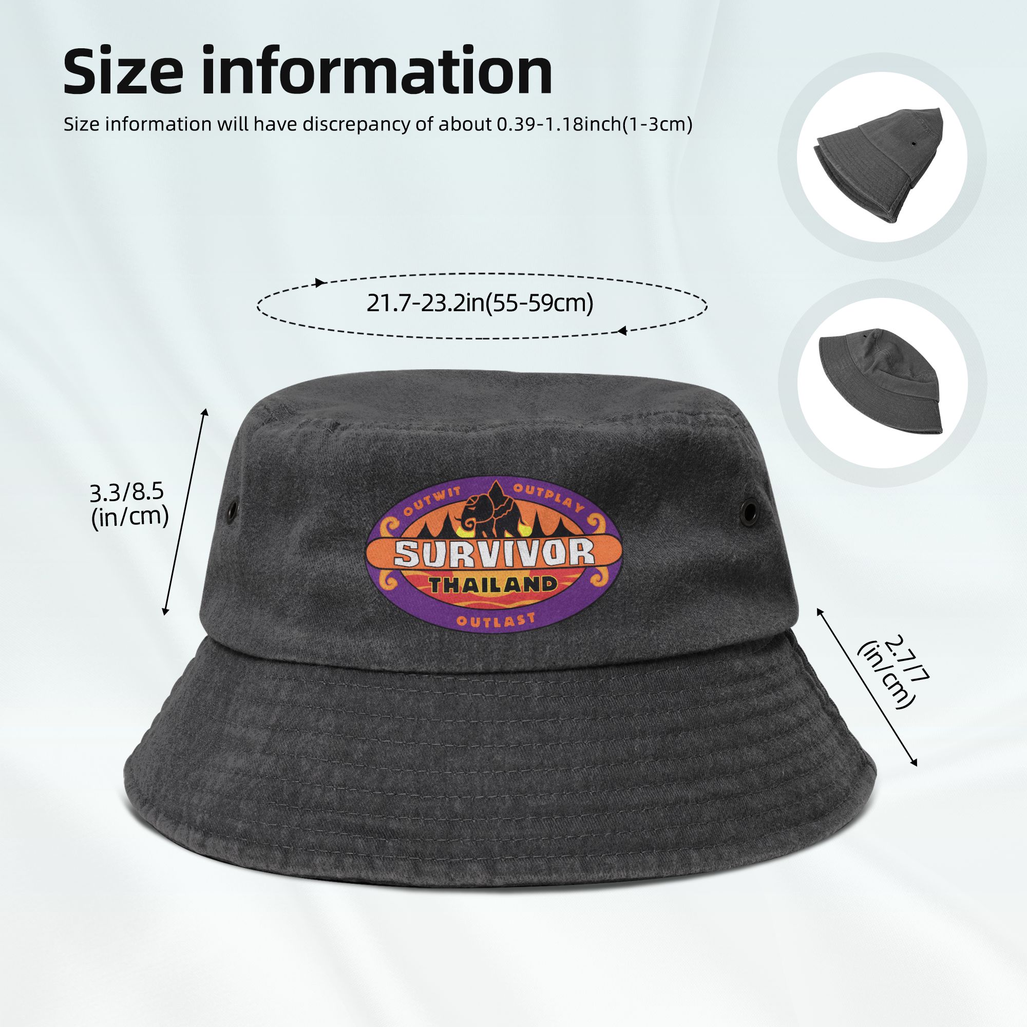 Topi Bucket S-Survivors dari A - Outdoor Adventure Vacations ulasan dan harga