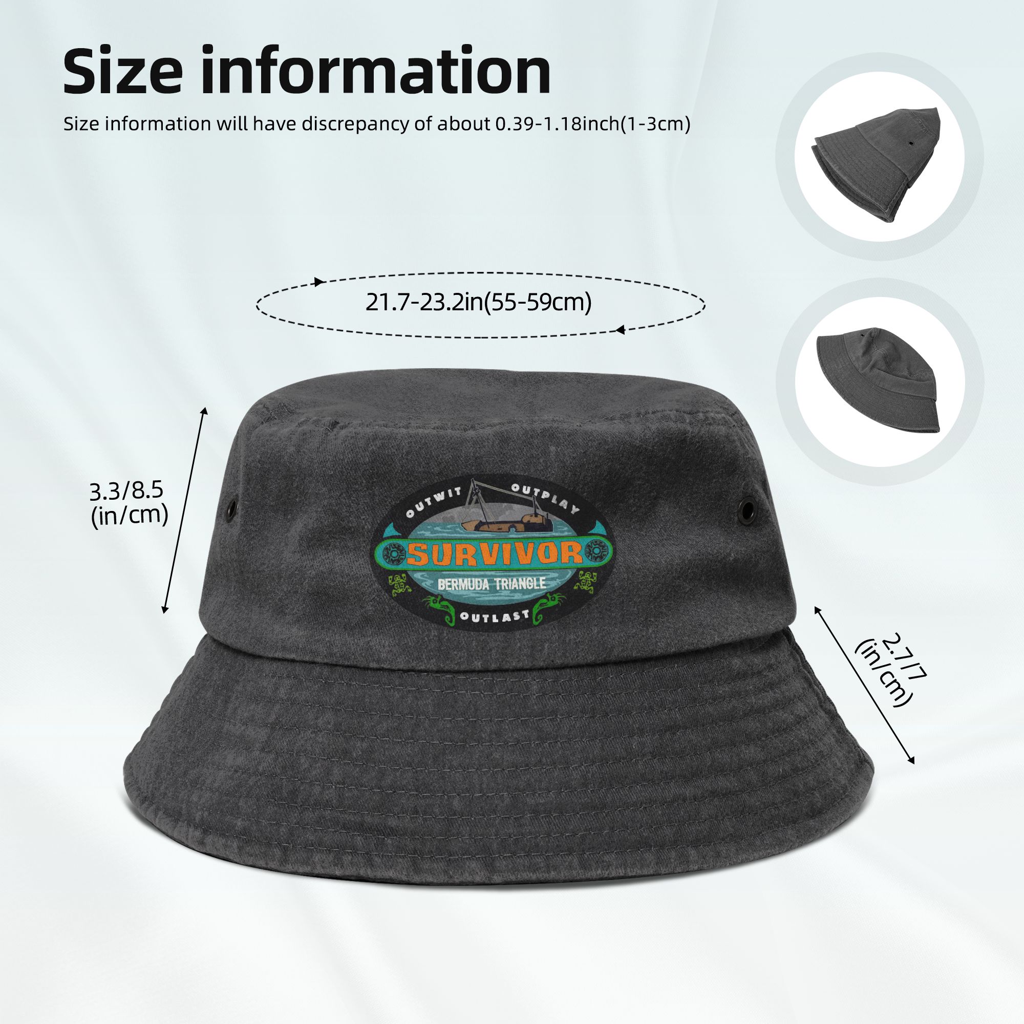 Topi Bucket S-Survivors untuk  - Outdoor Adventure Show ulasan dan harga