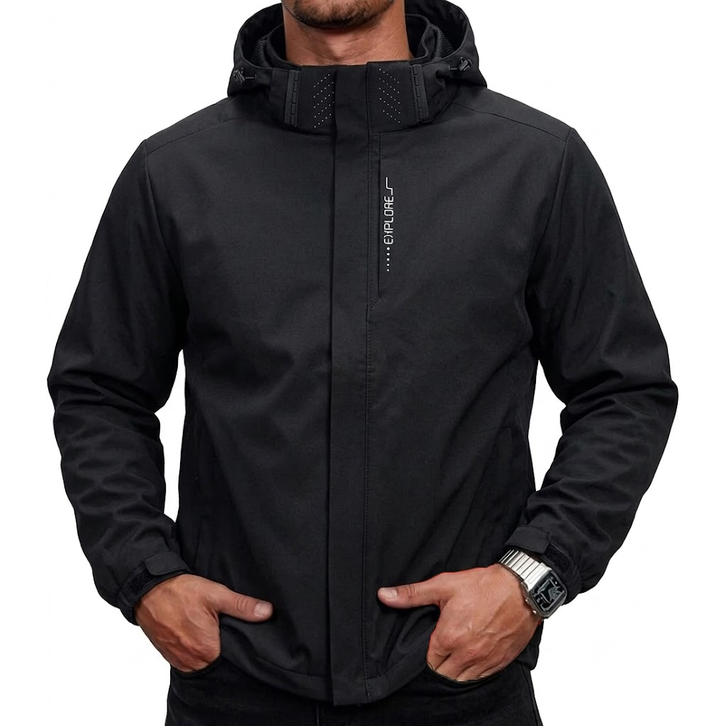 Jaket Taktis Anti Air Pria den - Outdoor Adventure Hat ulasan dan harga