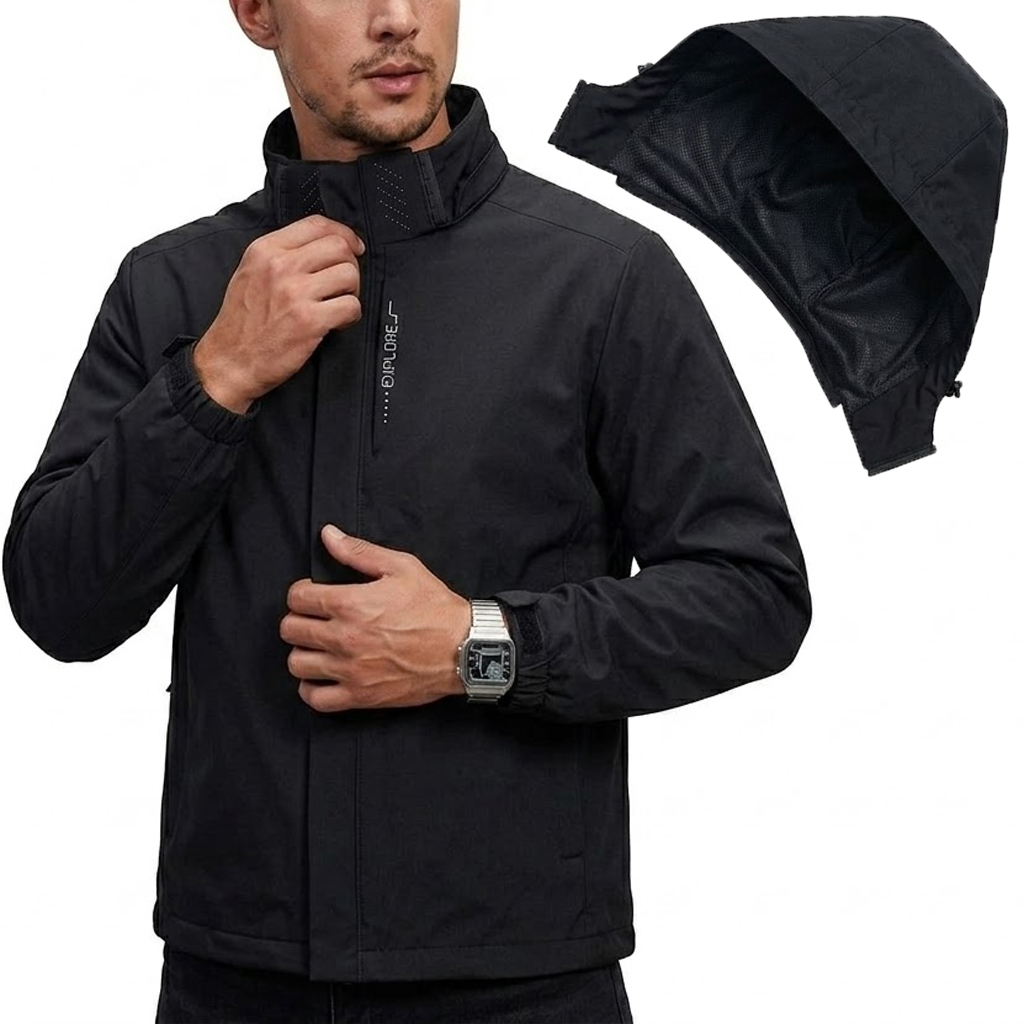 Jaket Taktis Anti Air Pria den - Outdoor Adventure Hat ulasan dan harga