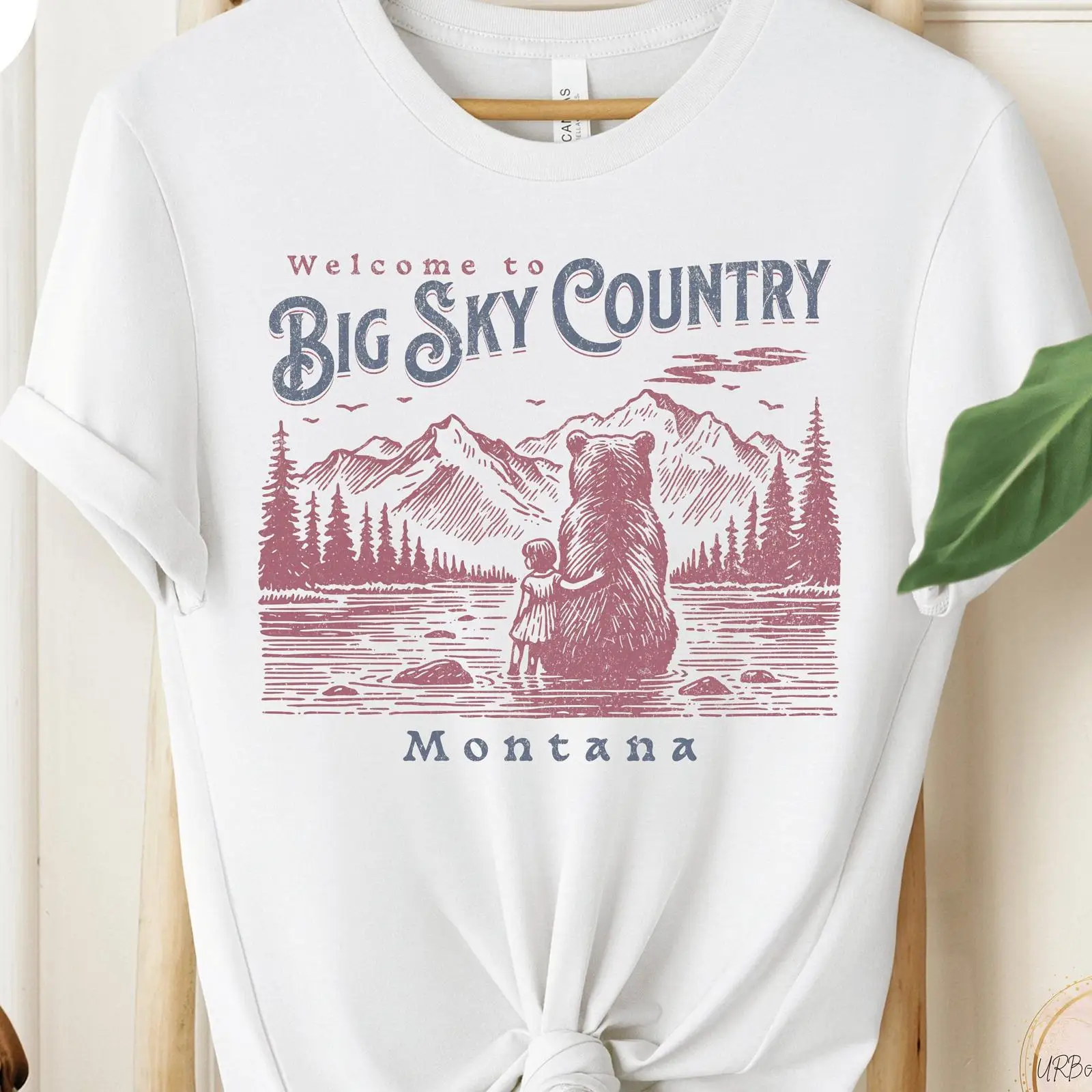 Kaos Big Sky Country Montana B - Outdoor Adventure Vacations ulasan dan harga
