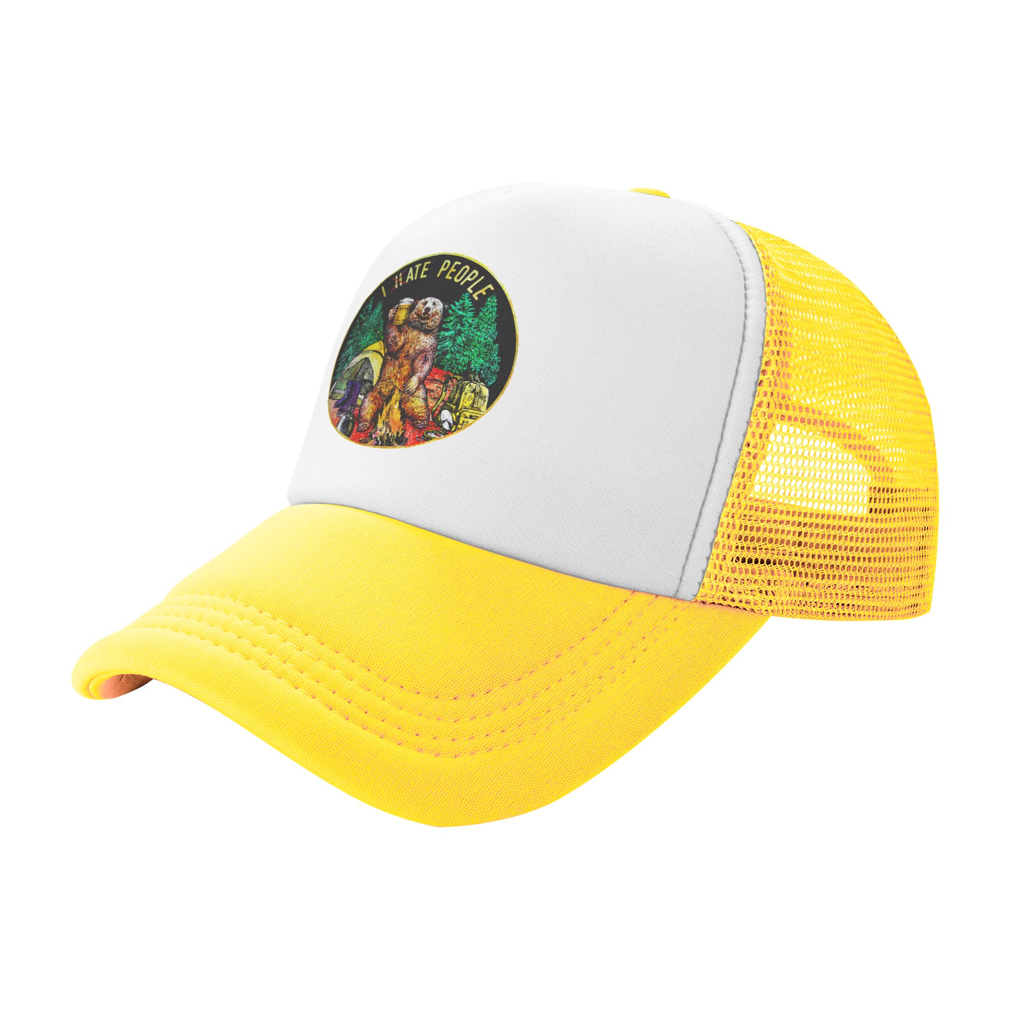 Topi Bisbol I Hate People Bear - Outdoor Adventure Hat ulasan dan harga