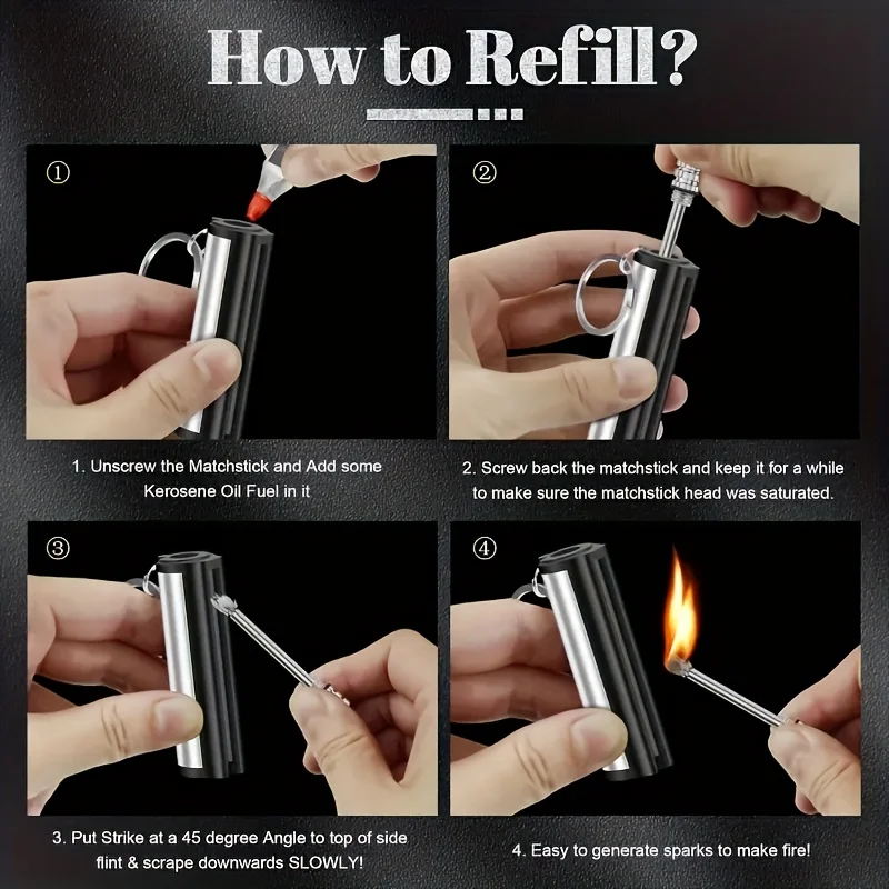 Pemantik Api Gaya Piston, Tipe - Fire Piston Starter ulasan dan harga